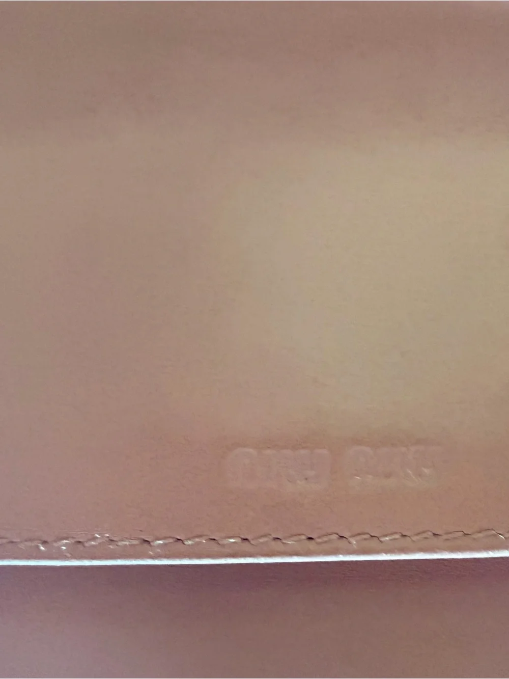 Miu Miu Cream Croc-Embossed Leather Continental Wallet with Gold Logo